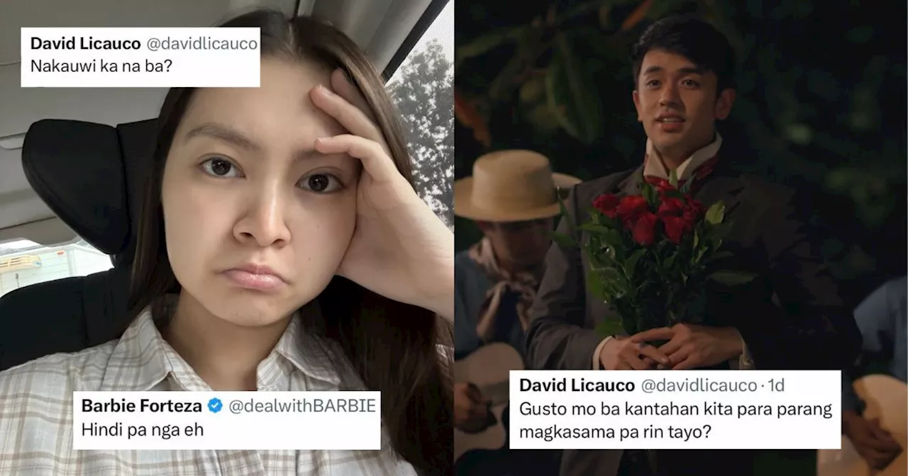 Barbie Forteza gets stuck in traffic, so David Licauco offers to sing for her