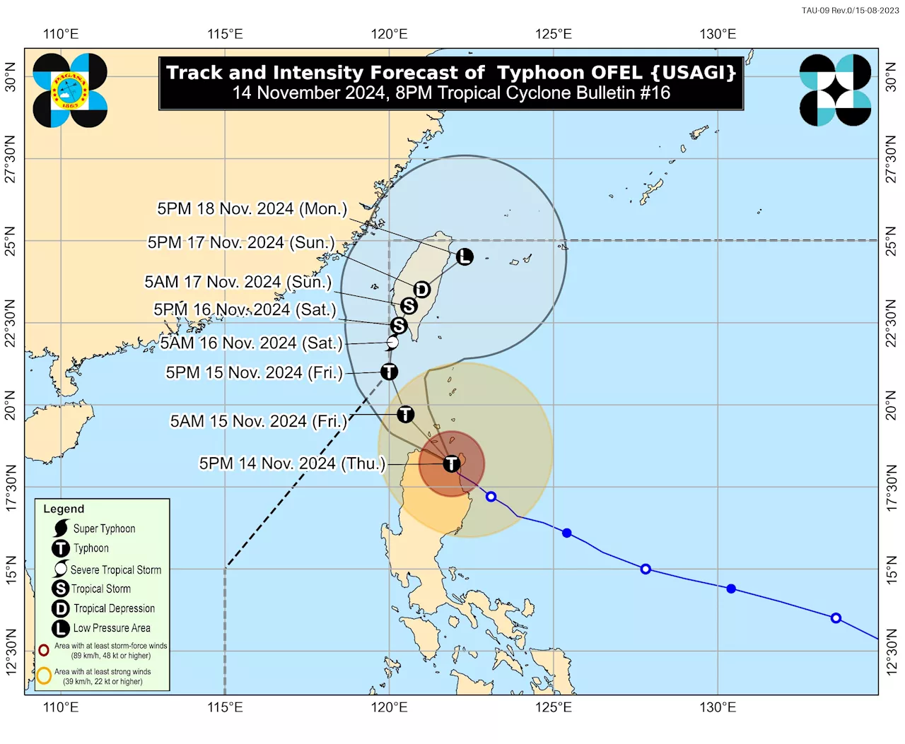 Parts of Cagayan at Signal No. 4 as Ofel reaches Babuyan Islands