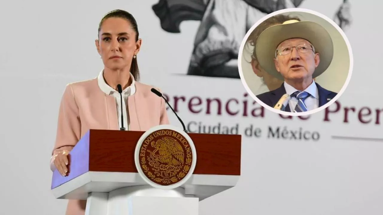 Claudia Sheinbaum cuestiona &quot;incongruencia&quot; de Ken Salazar tras crítica a estrategia de seguridad