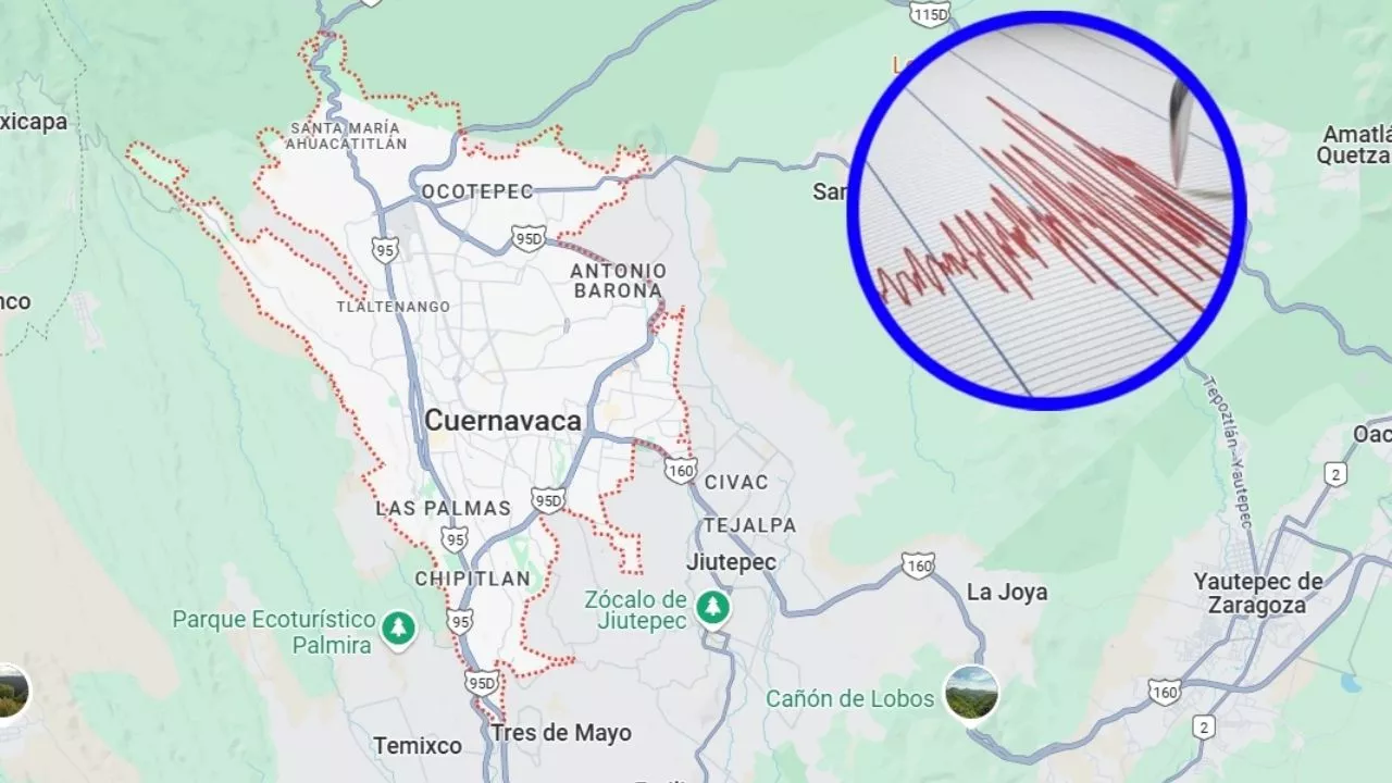 Temblor HOY: se registra sismo de 3.8 en Cuernavaca, Morelos