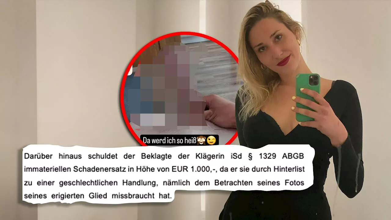 Penis-Foto bekommen! Wienerin will 1.500 € von Absender