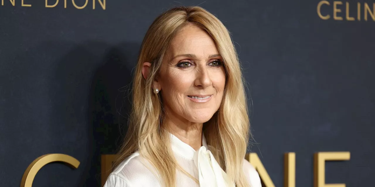 Celine Dion Gave a Triumphant Performance in a Regal Sequin-Covered Gown