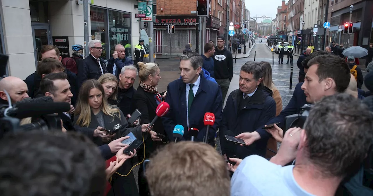 Harris rebuffs Martin’s suggestion for Fine Gael de-escalating election attacks on Fianna Fáil