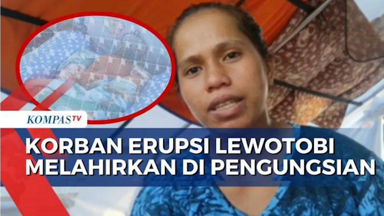 Bayi Lahir di Pengungsian Erupsi Gunung Lewotobi, Orangtua Namai Sang Anak Gibran