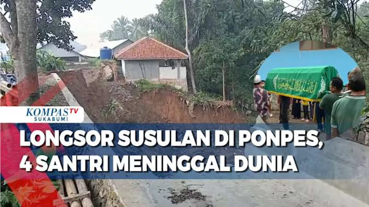 Longsor Susulan Di Ponpes Yaspida, 4 Santri Meninggal Dunia