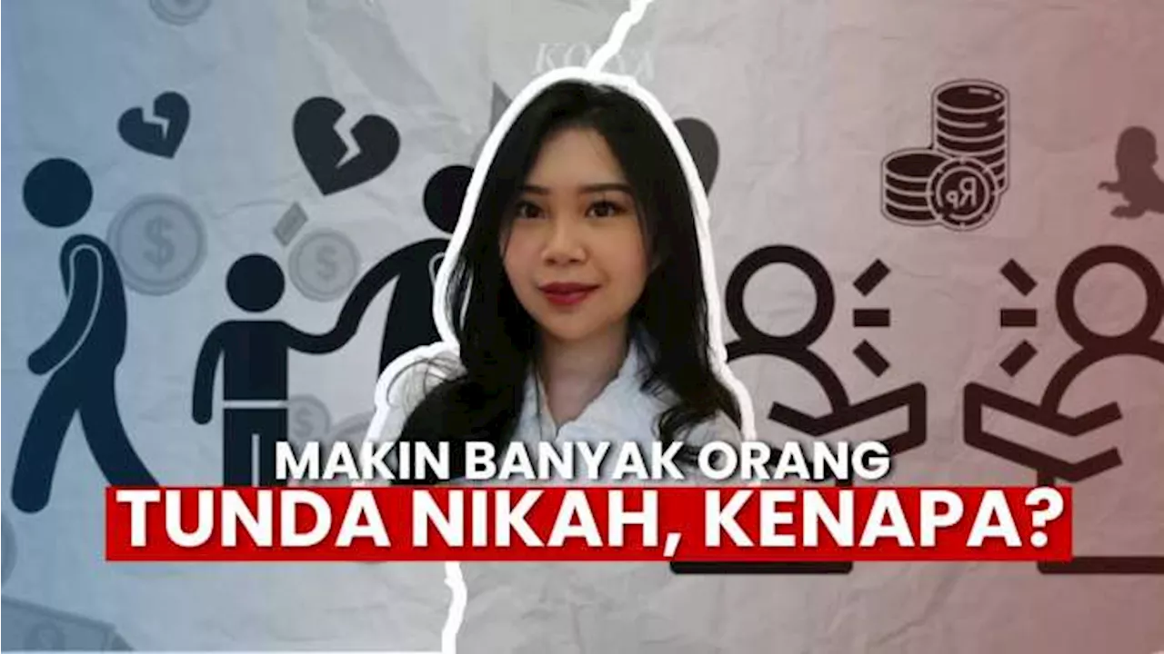 Simak! Fakta Data Penyebab Makin Banyak Orang Menunda Menikah