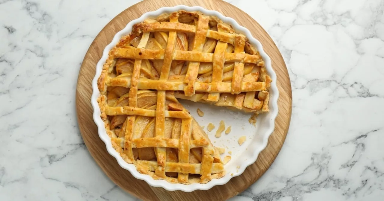 Gedeckter Quitten-Apfelkuchen