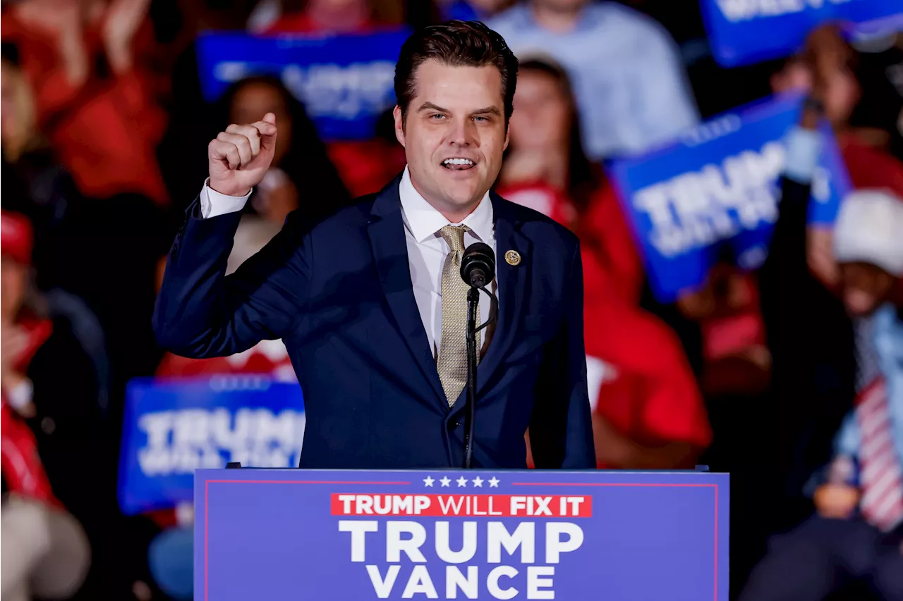 Trump elige como fiscal general al ultra Matt Gaetz para librarlo de sus problemas judiciales