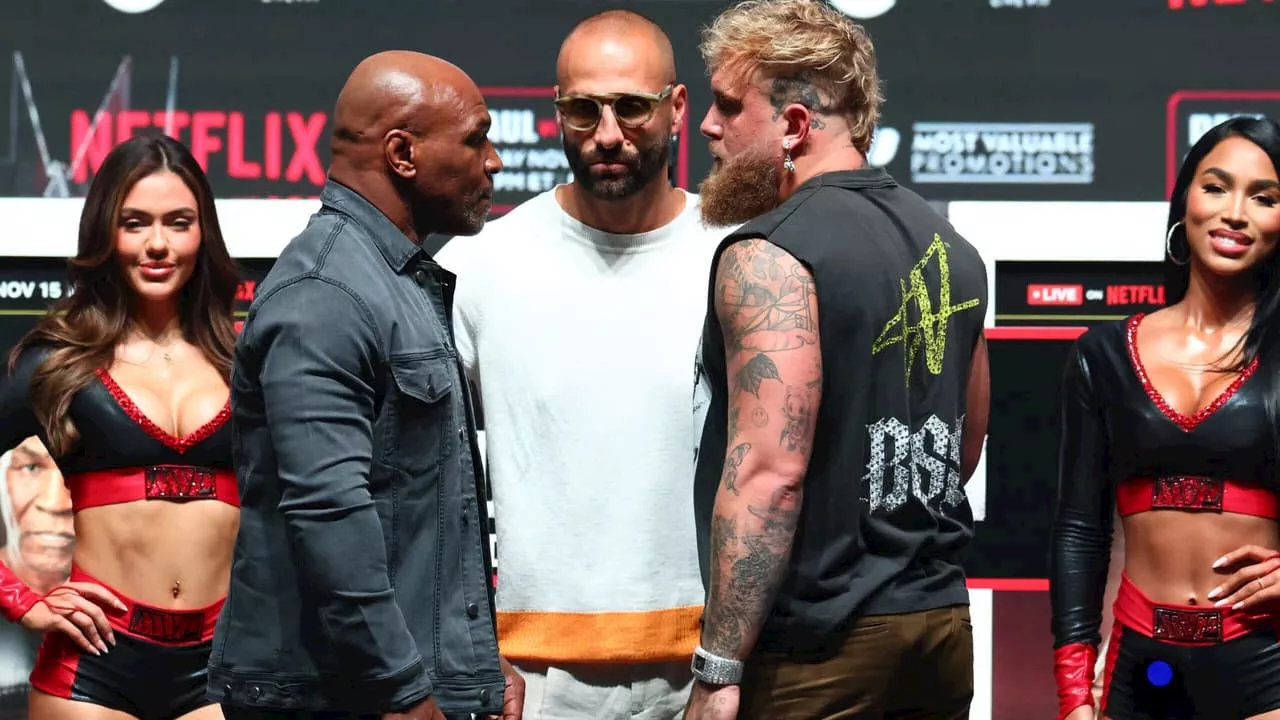 Encarada entre Mike Tyson e Jake Paul: veja onde assistir e horário