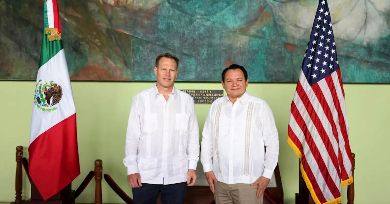 Embajada de Estados Unidos y gobierno de Yucatán consolidan cooperación estratégica