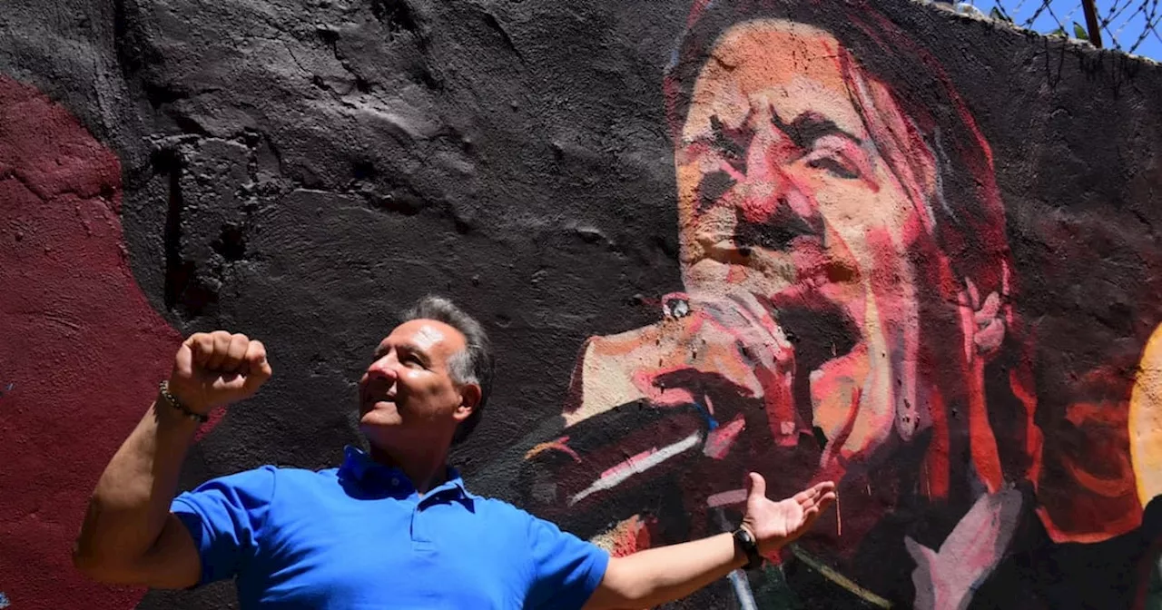 Fernando Bladys, otro cuartetero con mural propio: Algo me esperaba al final de la ruta