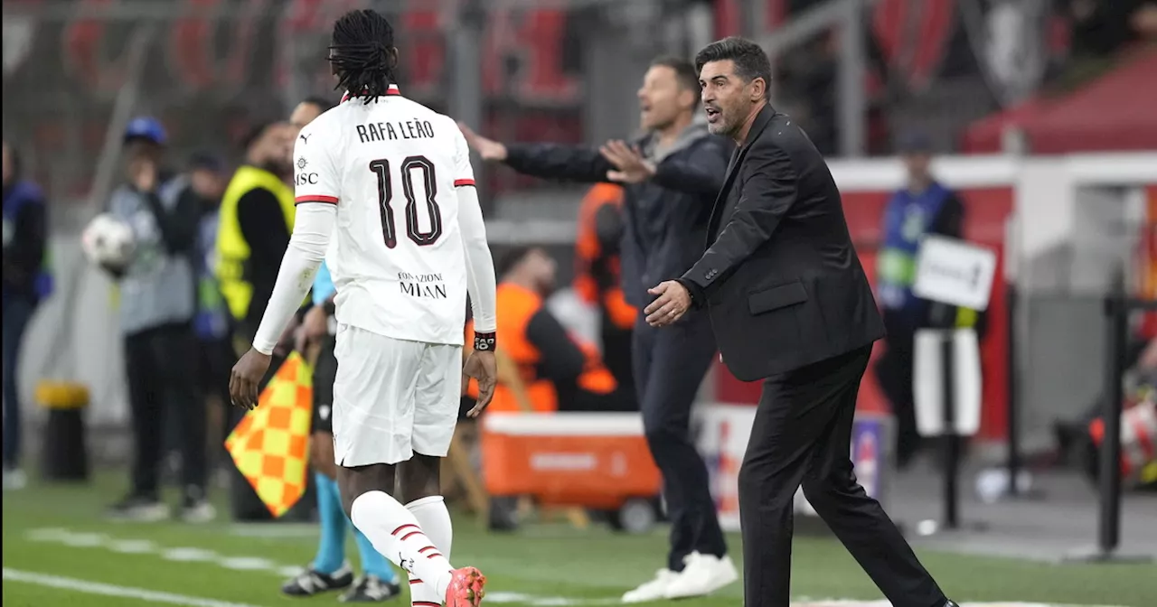 Paulo Fonseca, Rafa Leao fa tremare il Milan: &#034;Non mi piace stare in panchina&#034;