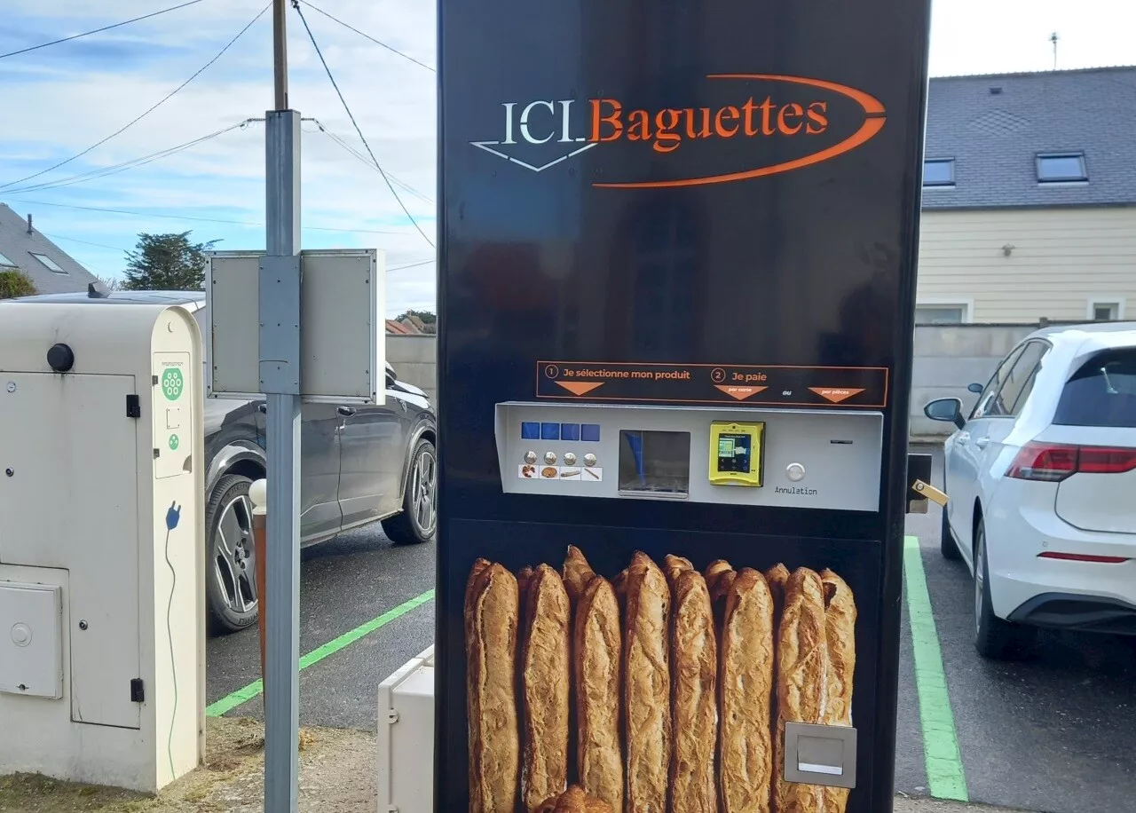 Un nouveau distributeur de baguettes et viennoiseries dans cette commune du Cotentin