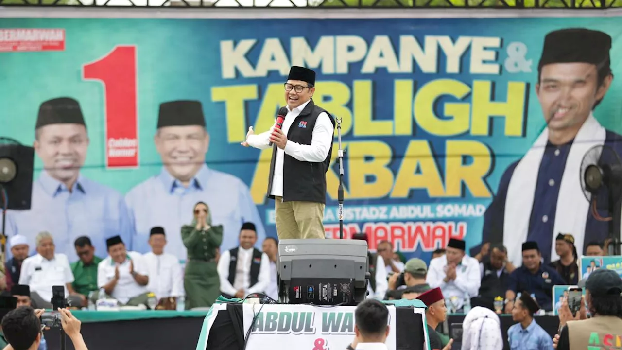 Dapat Dukungan UAS, Cak Imin Optimis Bermarwah Menangkan Pilkada Riau