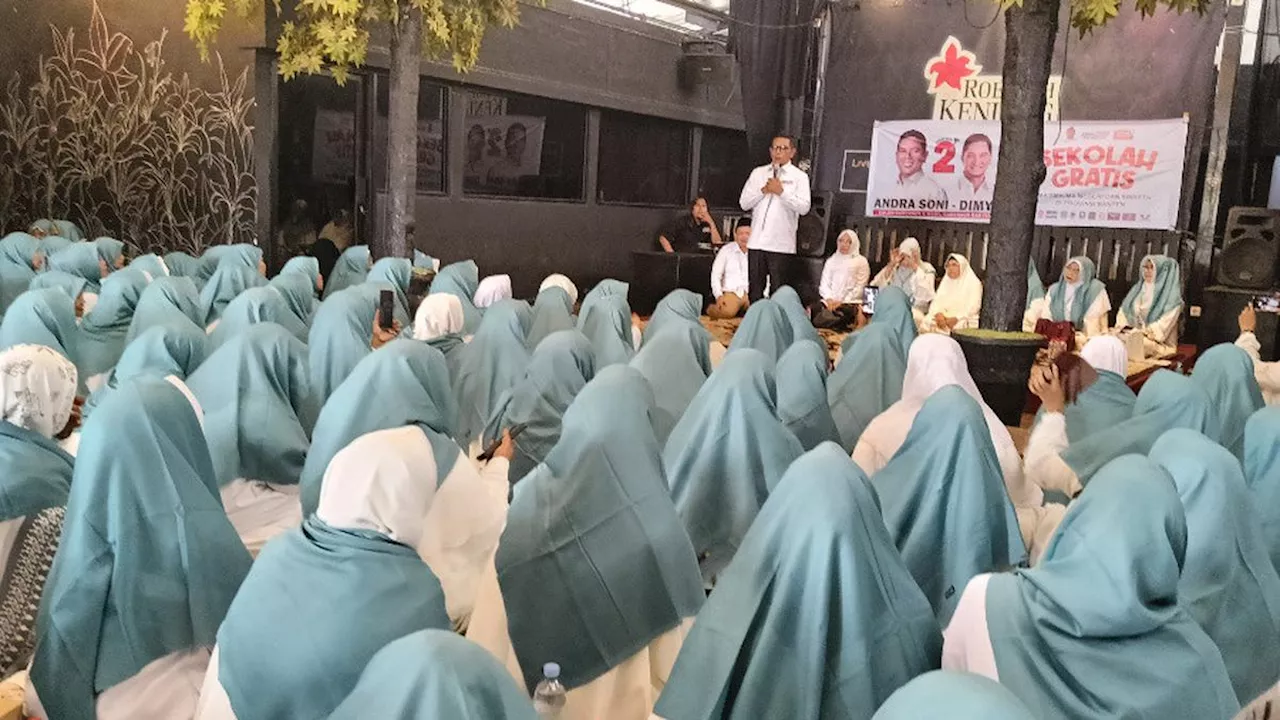 Ratusan Ustazah Majelis Taklim se-Kota Tangerang Dukung Andra Soni di Pilgub Banten