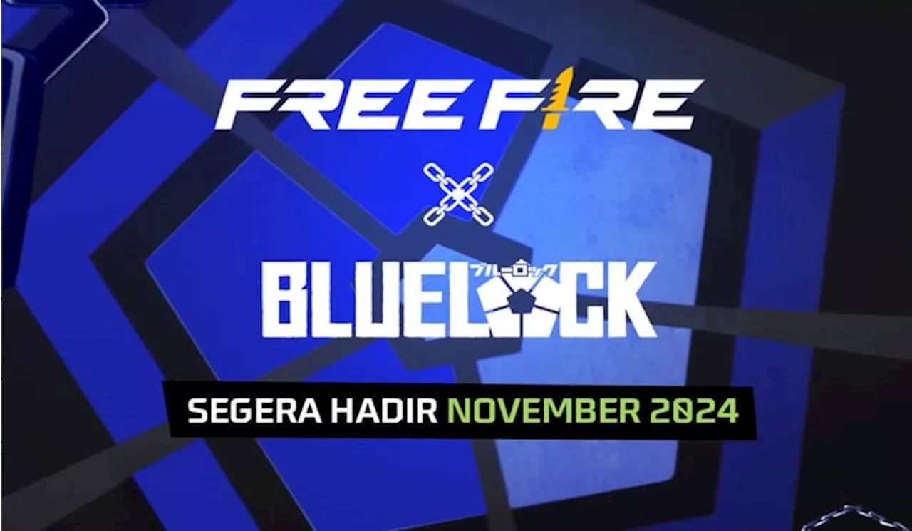 Gim Free Fire Berkolaborasi dengan Anime Blue Lock