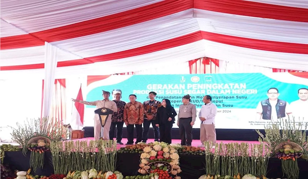 Mentan Amran Tegaskan Industri Susu Wajib Menyerap Produksi Lokal Sebelum Impor