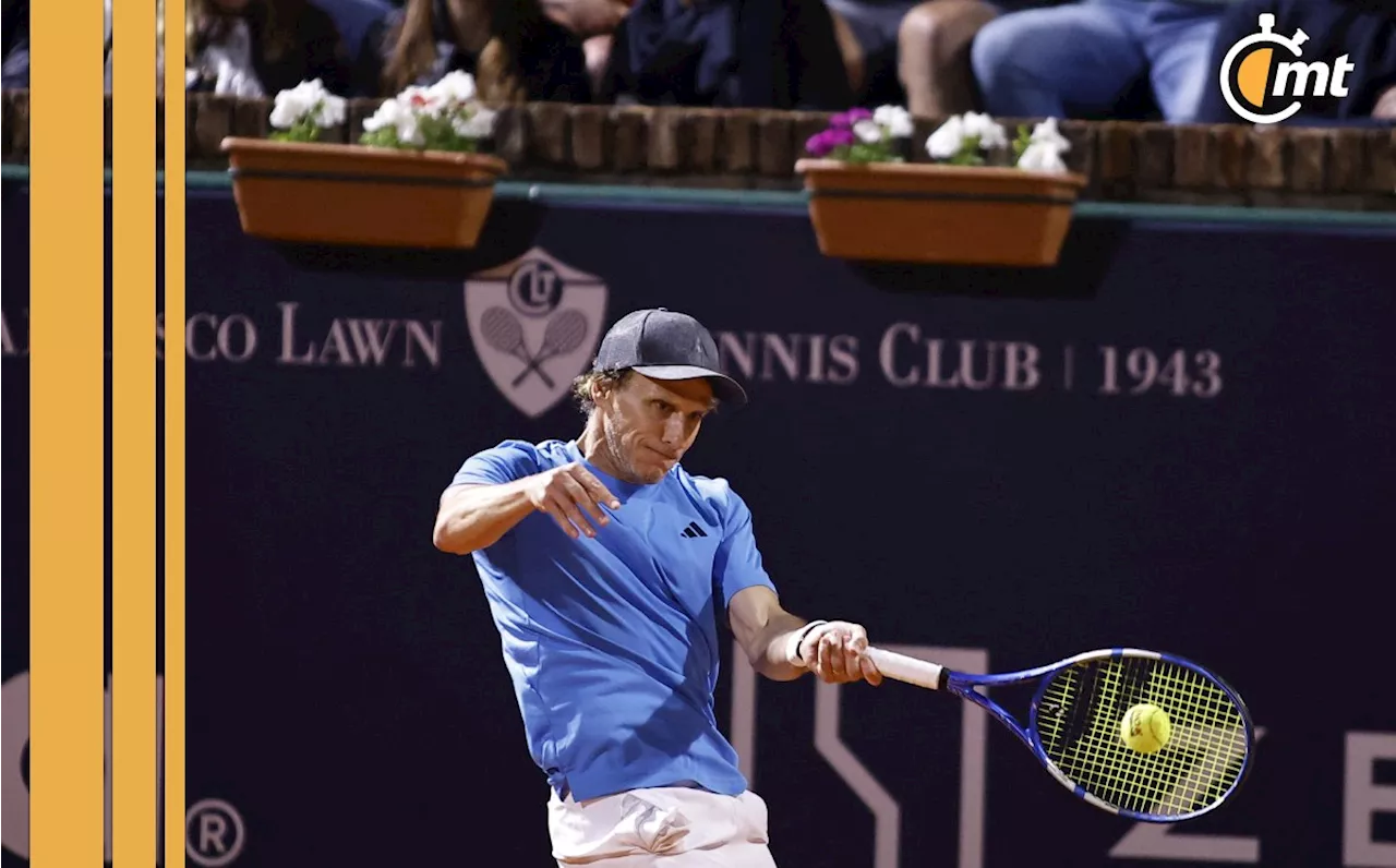 Diego Forlán perdió en su debut como tenista en el torneo ATP en Uruguay