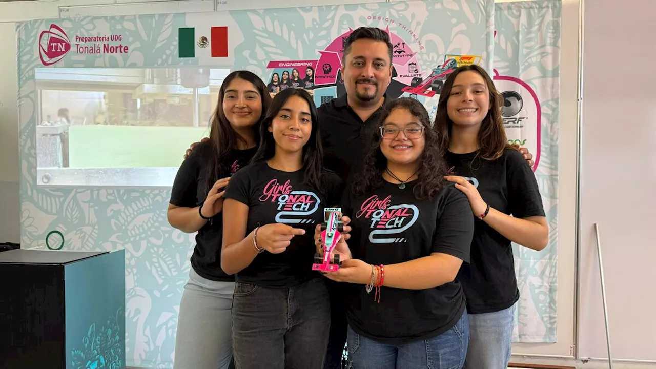 Alumnas de Prepa Tonalá representarán a México en la final mundial de F1 en Arabia Saudita