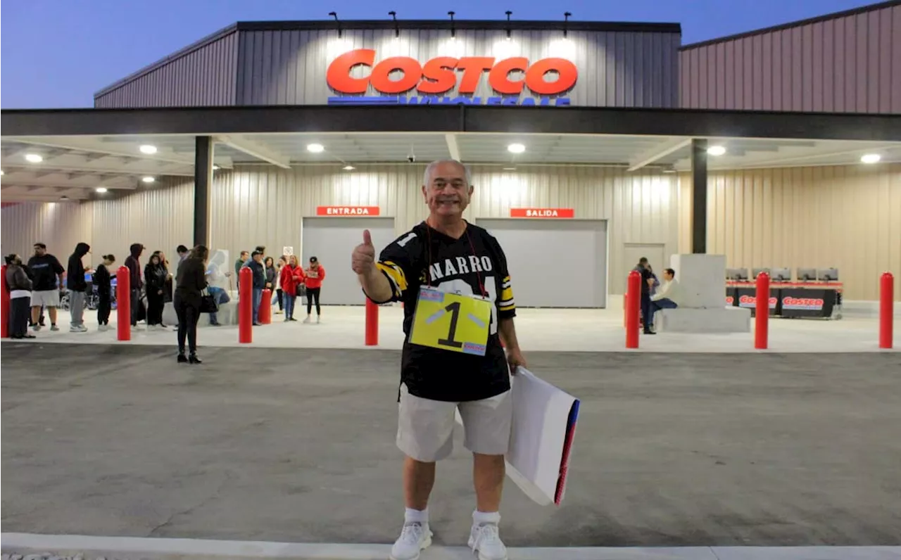 Primer cliente de Costco Torreón llegó desde las 6:00 de la mañana de un día antes