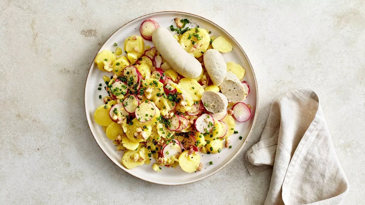 Bayerischer Kartoffelsalat mit Weißwurst