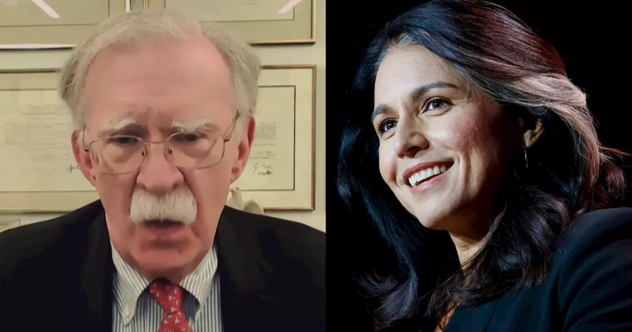 Fmr. Trump NSA Bolton: Gabbard ‘doesn't have any experience in intelligence matters’