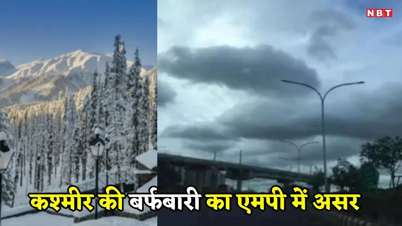 MP Weather: कश्मीर की बर्फबारी का एमपी में दिखेगा असर, 24 घंटे में बदलेगा मौसम का मिजाज, इन जिलों में गिरेगा पारा