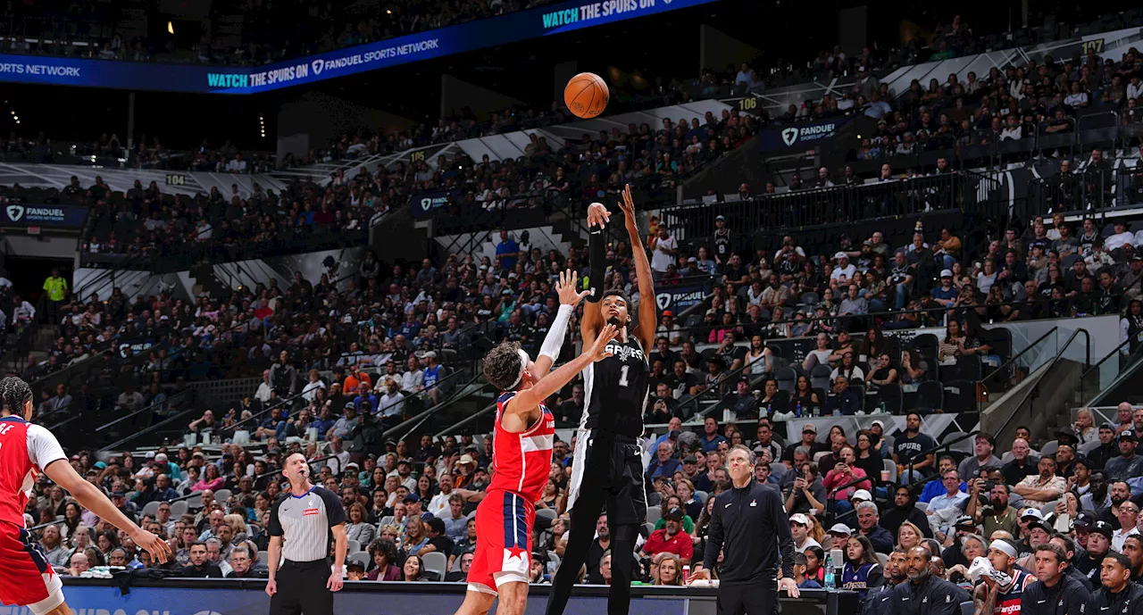 Spurs' Victor Wembanyama youngest ever NBA center to record 50-point game