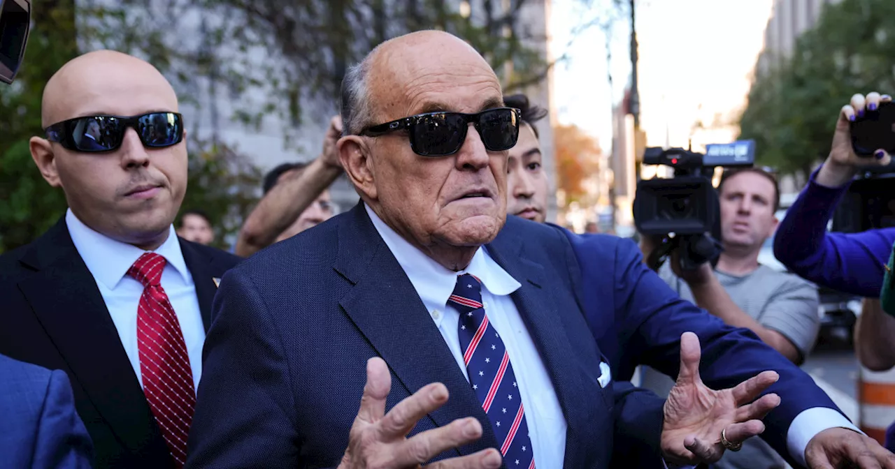 Rudy Giuliani's lawyers ask judge's permission to drop him as a client