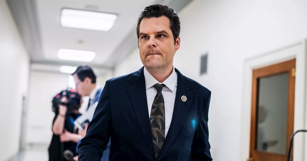 Justice Department stunned at Trump's choice of Matt Gaetz for attorney general