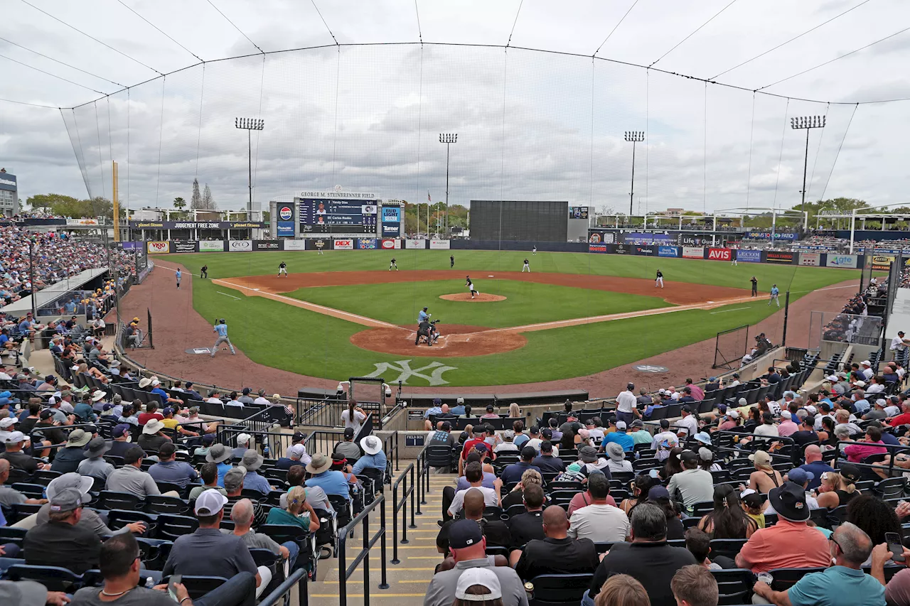 Rays to play 2025 home games at Yankees' spring training field in Tampa