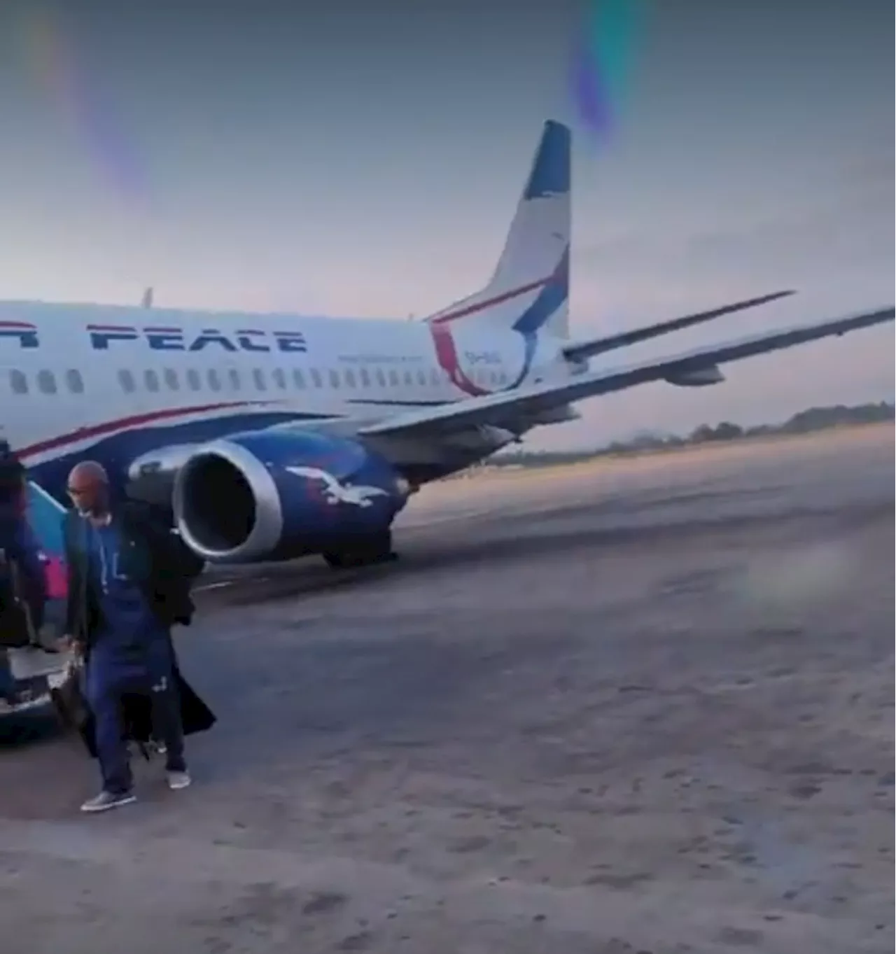 BREAKING: Lagos-Bound Air Peace Flight Grounded After Bird Strike [VIDEO]