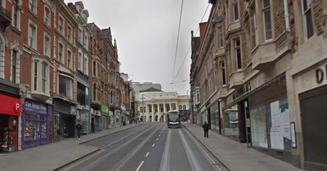 Nottingham city centre crash blocked road and saw buses and trams disrupted