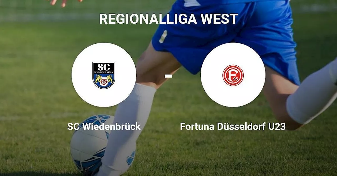 Fortuna Düsseldorf U23 sichert sich knappen Sieg gegen den SC Wiedenbrück