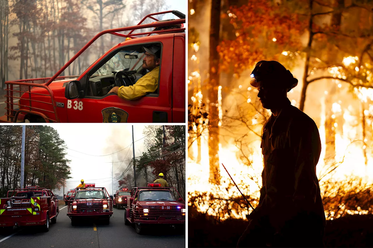 Boy, 14, charged with intentionally setting 52-acre NJ forest fire