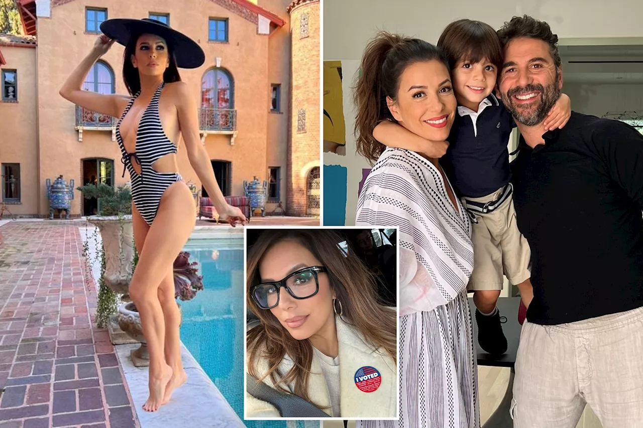 Eva Longoria -- who stumped for Kamala Harris -- reveals she moved her family out of 'dystopian' US