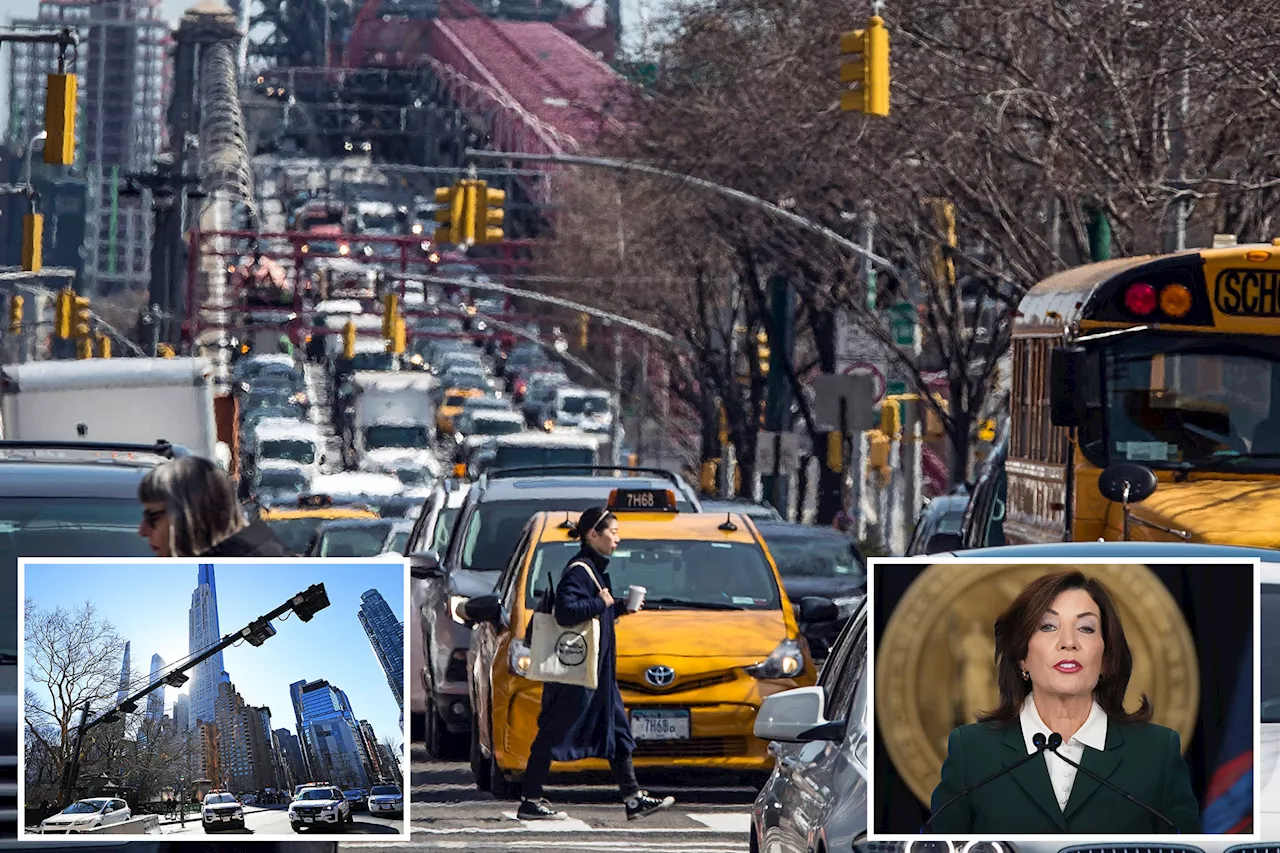 Hochul announces $9 NYC congestion pricing to begin in January