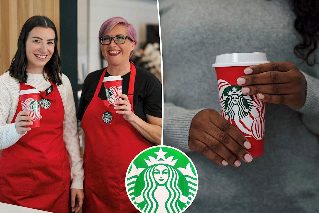 How to get a free reusable red cup at Starbucks today