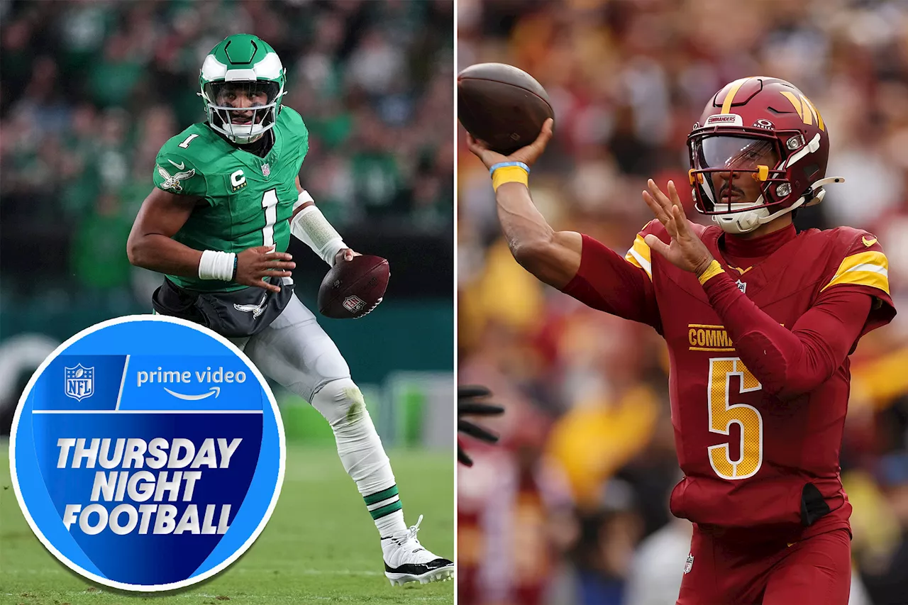 How to watch Commanders-Eagles NFC East matchup live for free on TNF