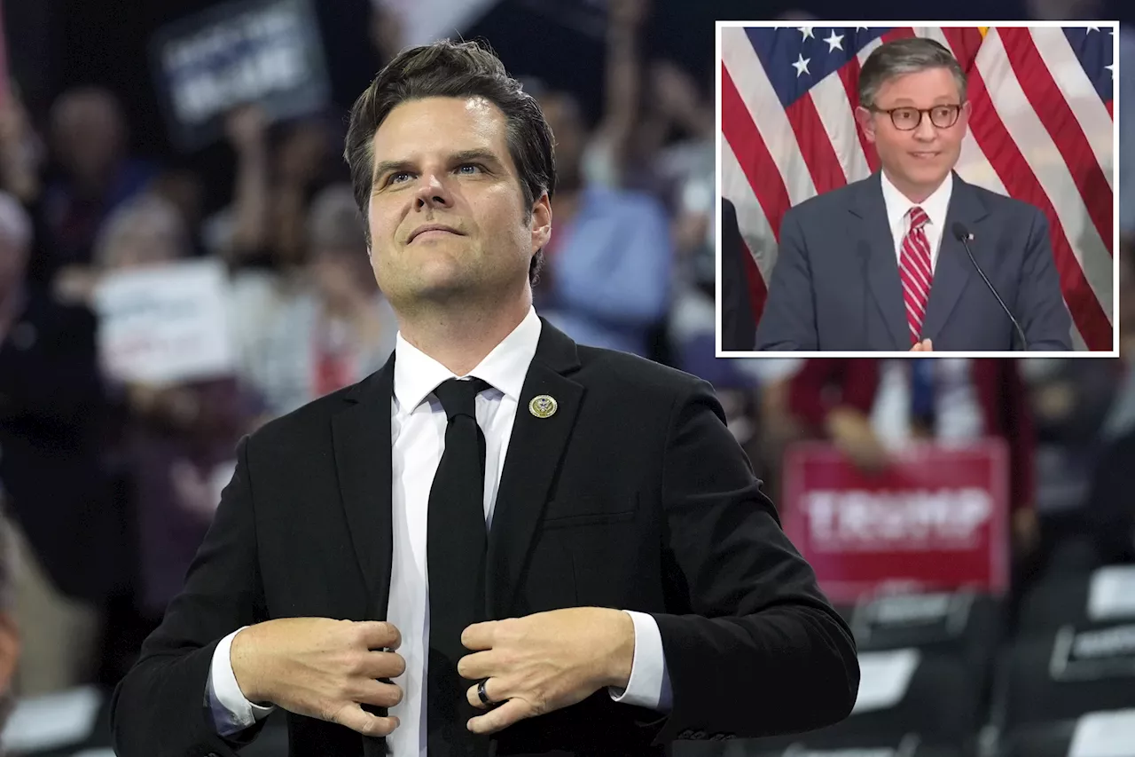 Matt Gaetz resigns from Congress ‘effective immediately' after Trump taps him as AG, House speaker reveals