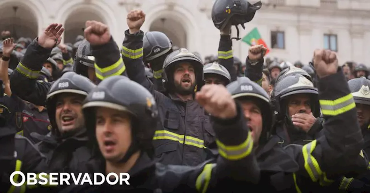 STML considera 'irrisória' proposta do Governo para os bombeiros sapadores