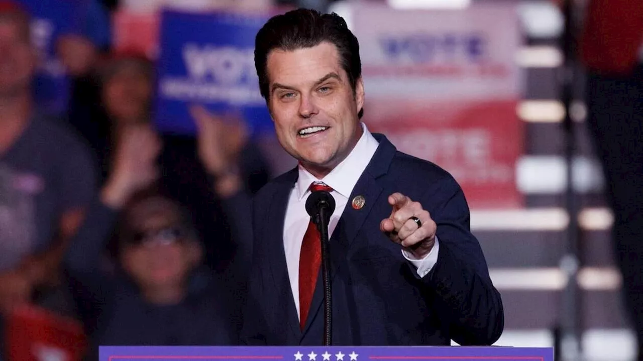 Donald Trump nomme son « chien d’attaque » Matt Gaetz comme futur ministre de la Justice