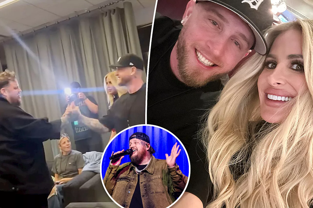 Kim Zolciak, Chet Hanks fuel romance rumors while attending Jelly Roll concert together