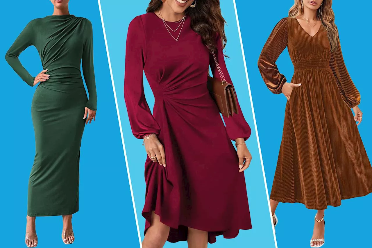 Amazon Launched a Section of Winter Wedding Guest Dresses, and the Prettiest Styles Are Under $65