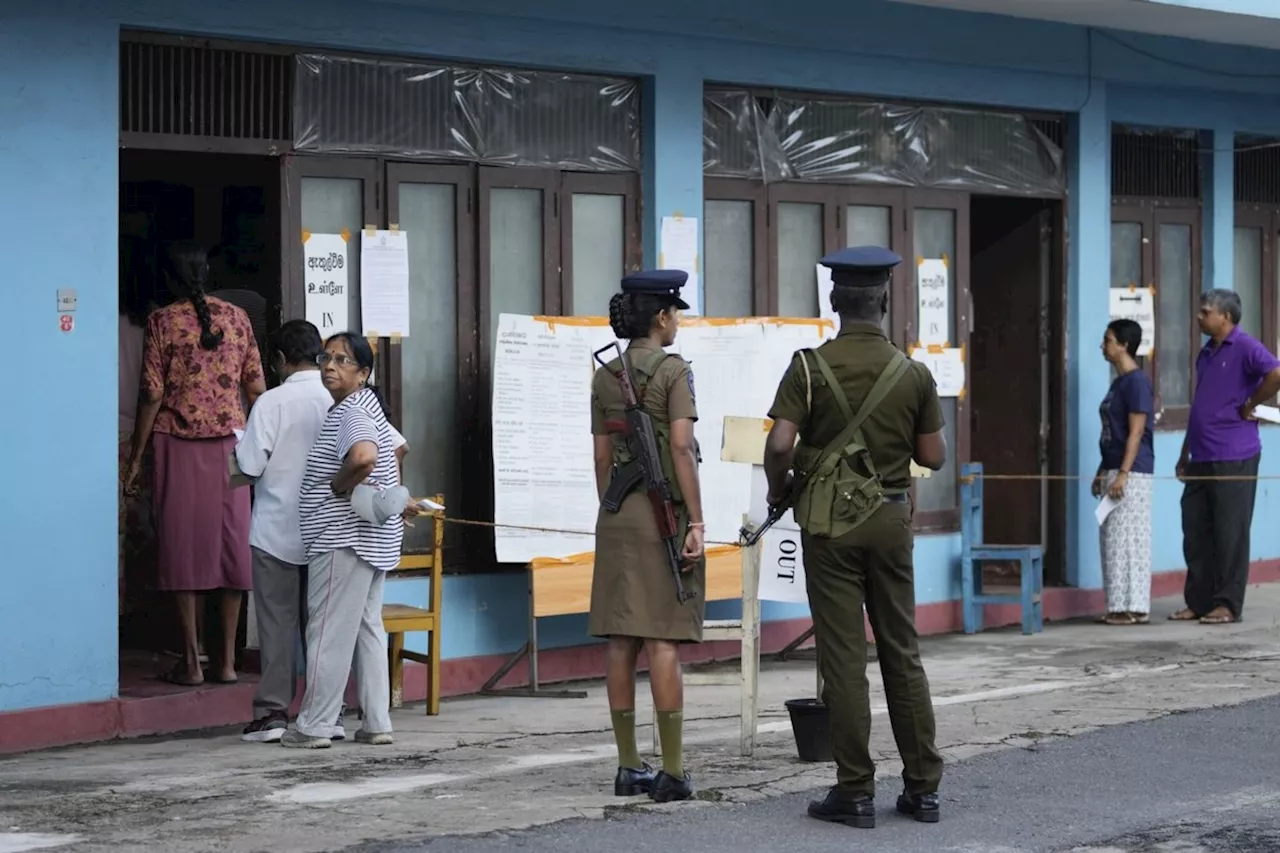 Sri Lanka votes in a parliamentary election that's key for its new Marxist-leaning president