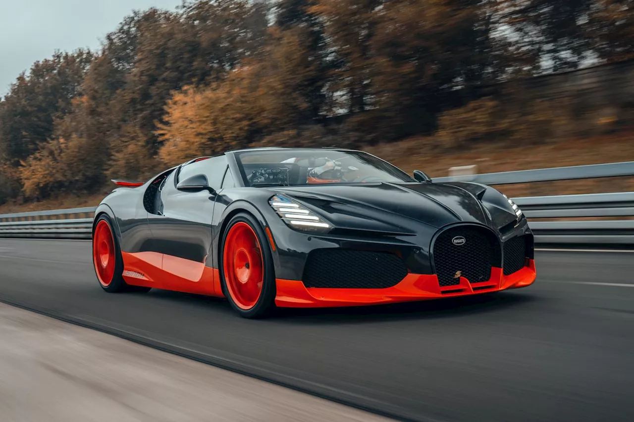 Bugatti W16 Mistral sets new open-top speed record