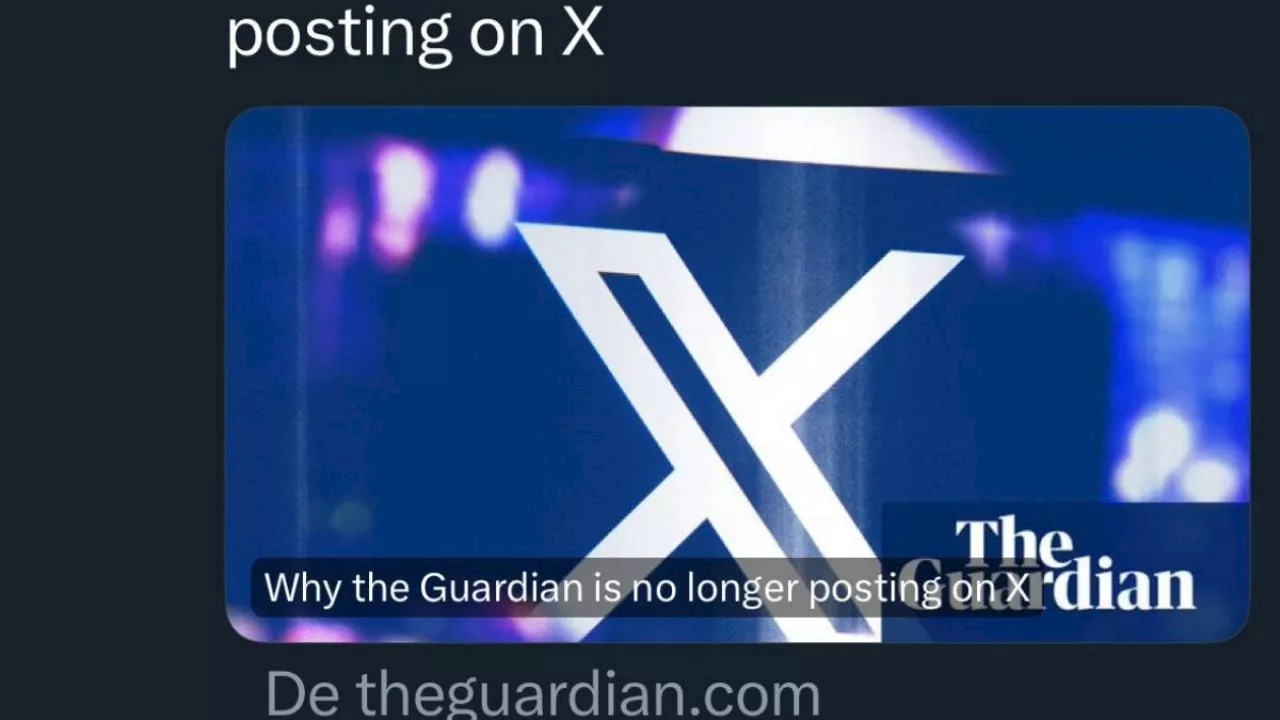 El diario The Guardian dejará de publicar su contenido en X por ser una red “tóxica”