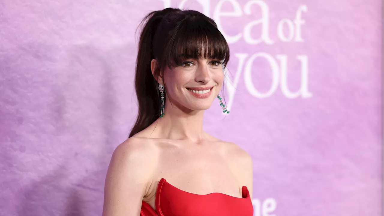 Anne Hathaway entgeht nur knapp Crash mit Basketballspieler