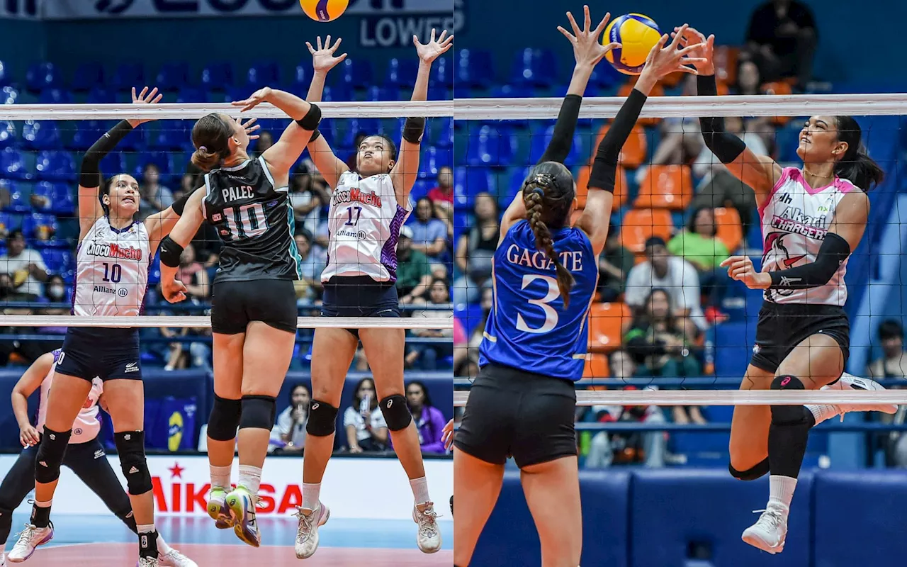 Choco Mucho explodes for 22 blocks in 5-setter over Galeries; Akari spoils Thea Gagate debut