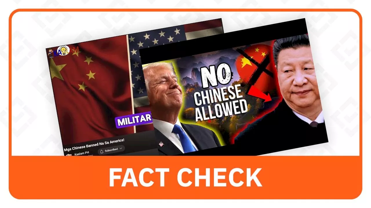 FACT CHECK: Chinese nationals not banned from US